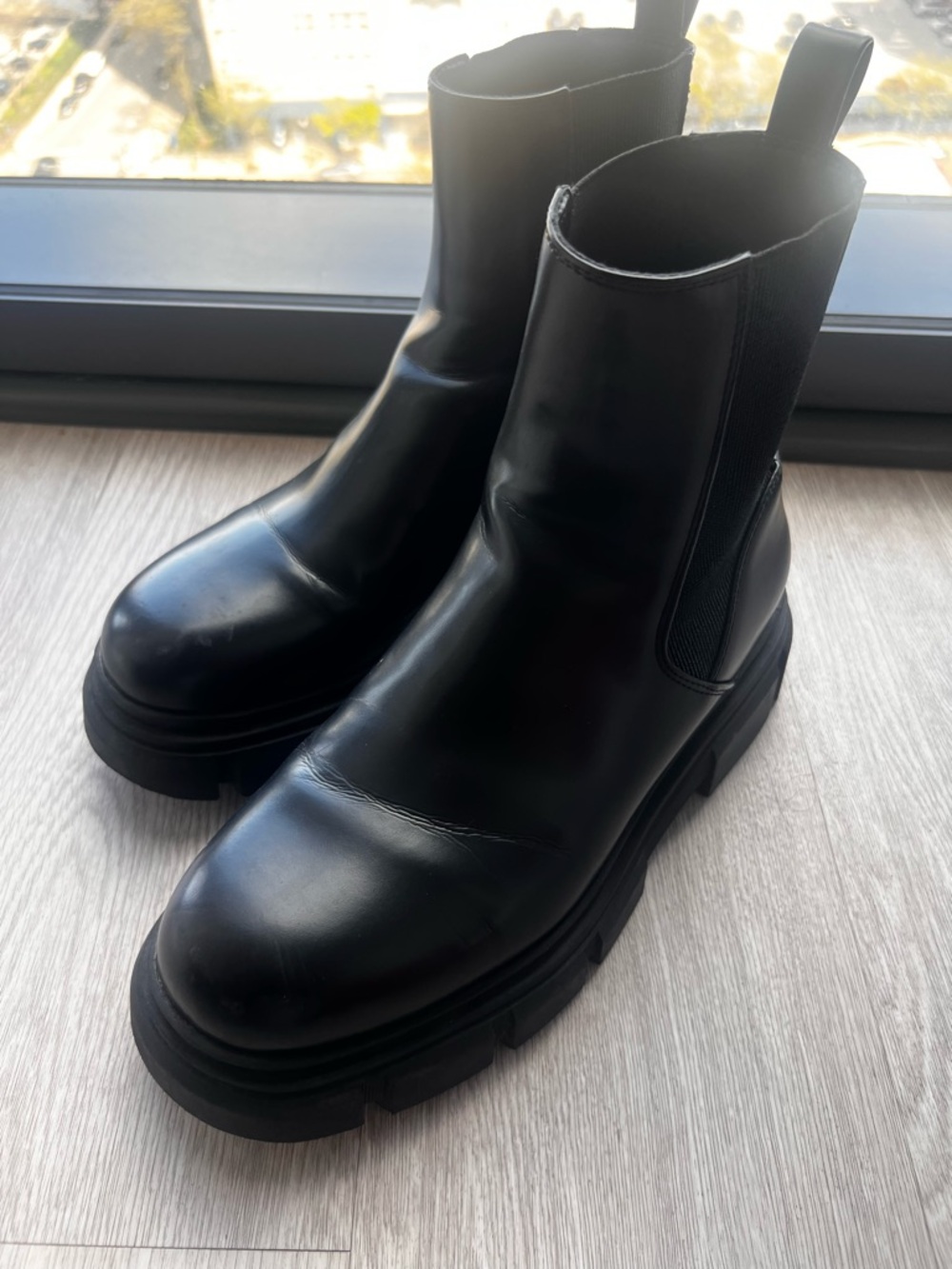 Zara Men Platform Boots, Size 10